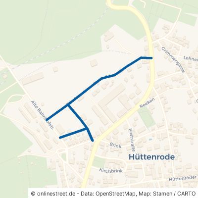 Neue Friedensstraße Blankenburg Hüttenrode 