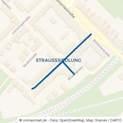 Straußstraße Duisburg Neudorf-Süd 