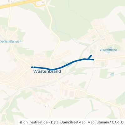 Straße Der Einheit Hohenstein-Ernstthal Wüstenbrand 