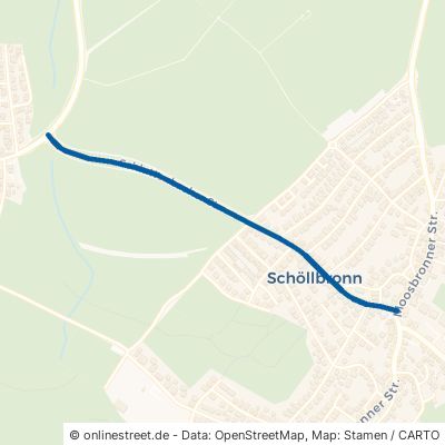 Schluttenbacher Straße Ettlingen Schöllbronn 