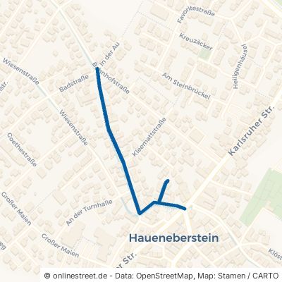 Untere Hafnerstraße Baden-Baden Haueneberstein 