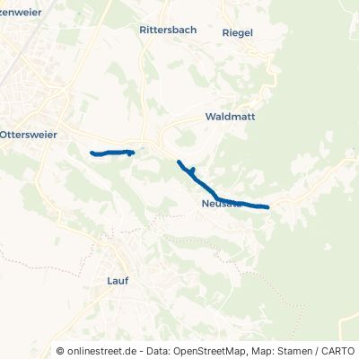 Schwarzwaldstraße Bühl Neusatz 