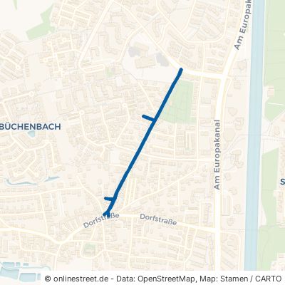 Forchheimer Straße Erlangen Büchenbach 