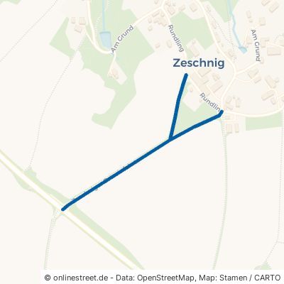 Zeschniger Ortseinfahrt Hohnstein 