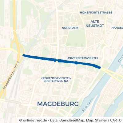 Walther-Rathenau-Straße Magdeburg Alte Neustadt 