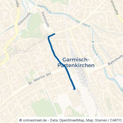 Olympiastraße Garmisch-Partenkirchen Garmisch 