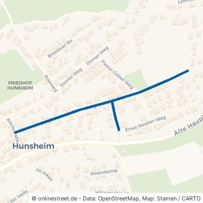 Berghausener Straße Reichshof Hunsheim 