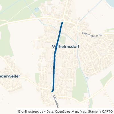 Zußdorfer Straße Wilhelmsdorf Niederweiler 