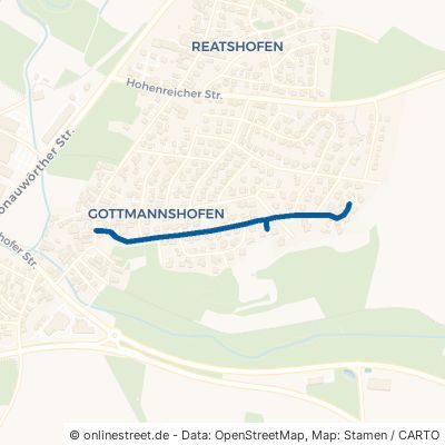 Geißbergstraße Wertingen Gottmannshofen 