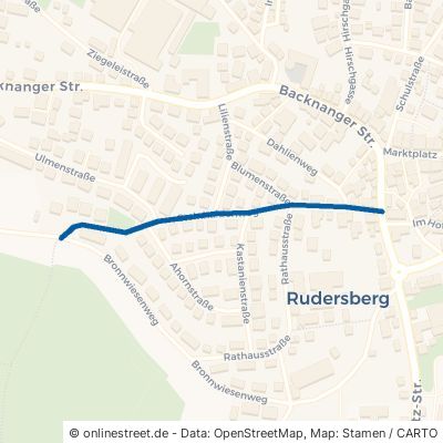 Steinhaldenweg Rudersberg 