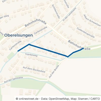 Bärenbergstraße Zierenberg Oberelsungen 