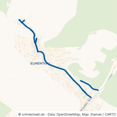 Straße Der Einheit Brotterode-Trusetal Trusetal 