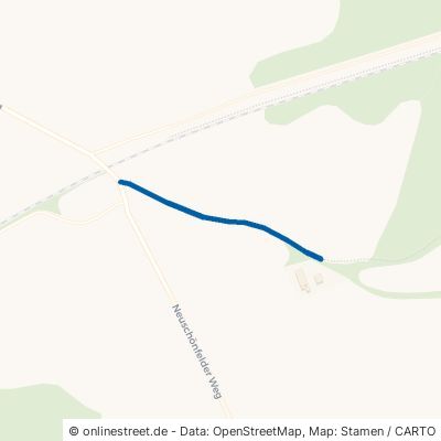 Nuschönfelder Weg Tantow Schönfeld 