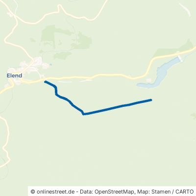 Kammweg Oberharz am Brocken Elend 
