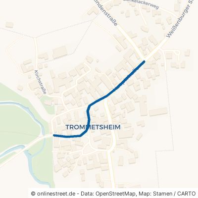 Hauptstraße Alesheim Trommetsheim 