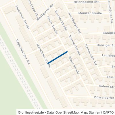 Freiburger Straße Kleinostheim Waldstadt am Spessart 