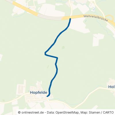 Walburger Straße Hessisch Lichtenau Hopfelde 