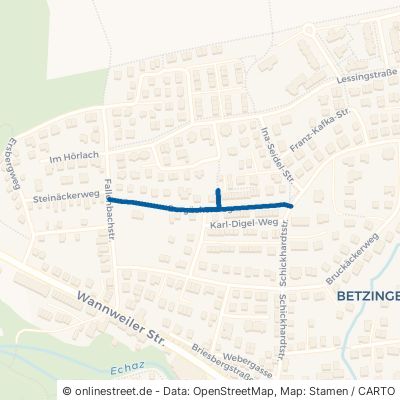 Bergäckerweg Reutlingen Betzingen 