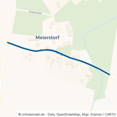Dorfstraße Meierstorf Upahl Plüschow 
