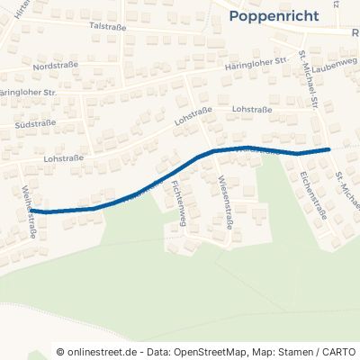 Waldstraße Poppenricht Häringlohe 