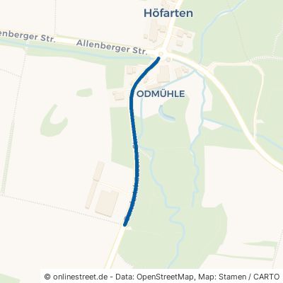 Gundertshausener Straße Schiltberg Höfarten 