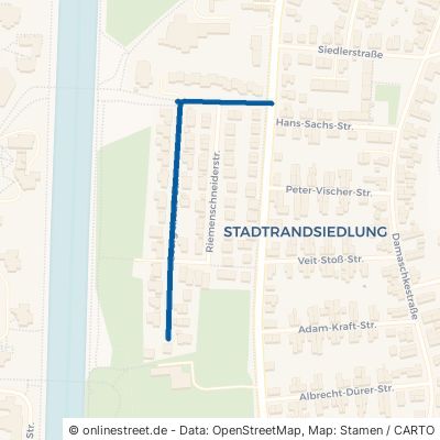 Georg-Krauß-Straße 91056 Erlangen Stadtrandsiedlung Alterlangen
