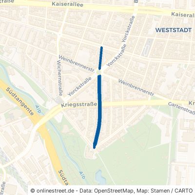 Weltzienstraße Karlsruhe 