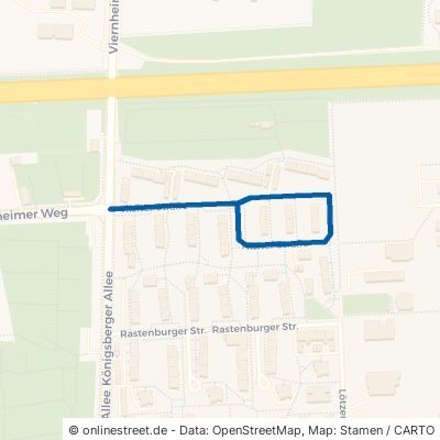 Tilsiter Straße Mannheim Schönau 