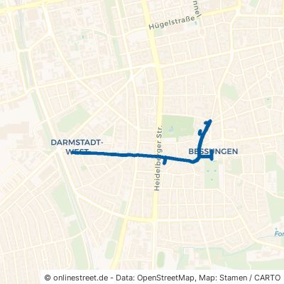 Bessunger Straße Darmstadt 