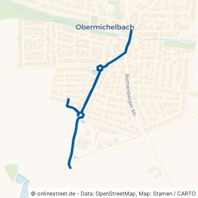 Veitsbronner Straße Obermichelbach 