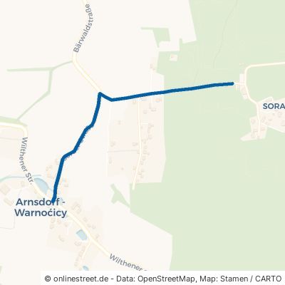 Soraer Straße Doberschau-Gaußig Arnsdorf 
