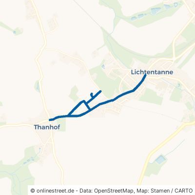 Thanhofer Straße Lichtentanne Thanhof 