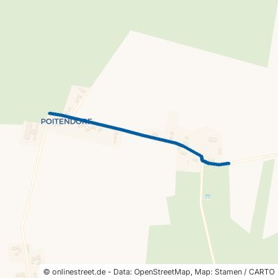 Lange Straße Ruhner Berge Poitendorf 
