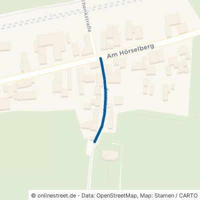 Kirchweg Hörselberg-Hainich Kälberfeld 