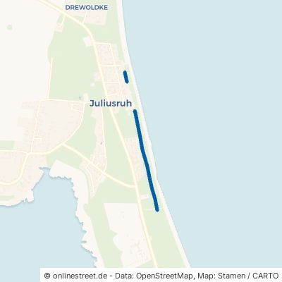 Strandpromenade Breege Juliusruh 