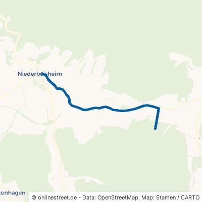 Wichter Straße Knüllwald Niederbeisheim 