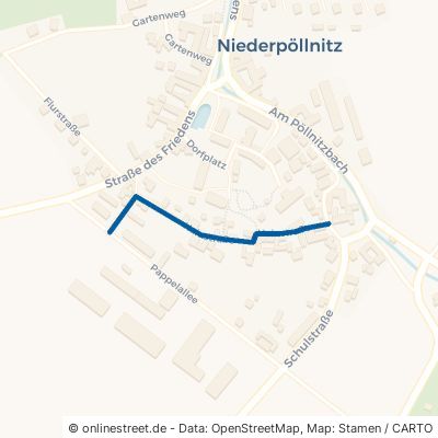 Hainstraße Harth-Pöllnitz Niederpöllnitz 