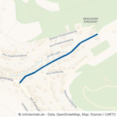 Wohnroder Straße Flörsbachtal Lohrhaupten 