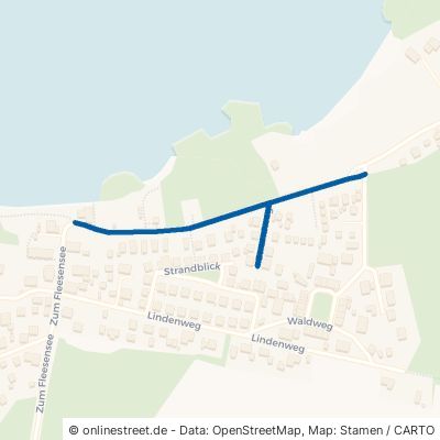 Strandweg Göhren-Lebbin Untergöhren 