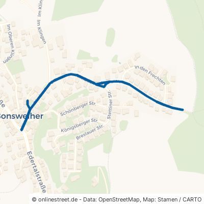 Rimbacher Straße Mörlenbach Bonsweiher 
