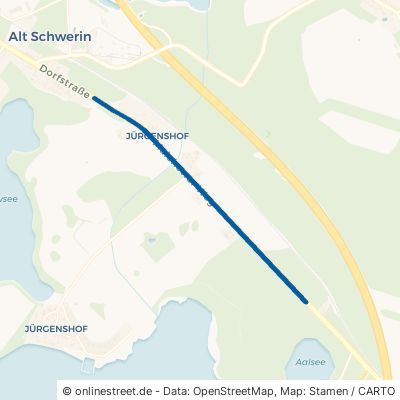 Malchower Weg Alt Schwerin Jürgenshof 