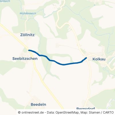 Seebitzschener Weg Seelitz Kolkau 