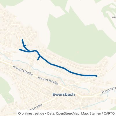 Forststraße Dietzhölztal Ewersbach 