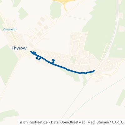 Thyrower Bahnhofstraße 14959 Trebbin Thyrow 