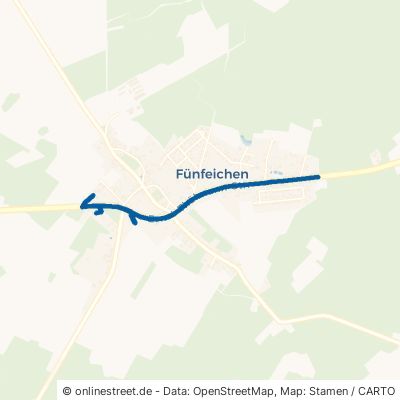 Ernst-Thälmann-Straße Schlaubetal Fünfeichen 