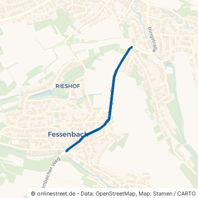 Weinbergstraße Offenburg Fessenbach 