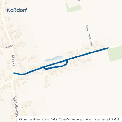 Saxdorfer Straße Mühlberg Koßdorf 