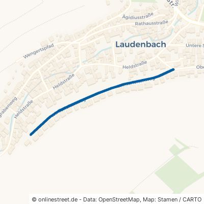 Winterleitenweg Karlstadt Laudenbach 