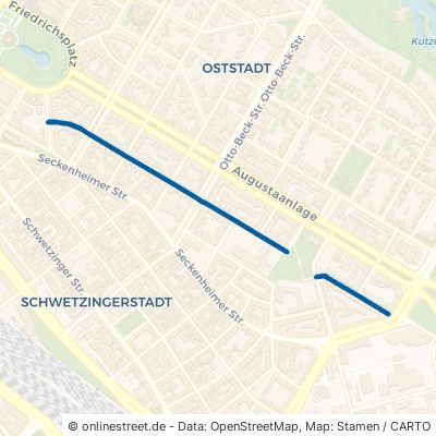 Richard-Wagner-Straße Mannheim Oststadt 