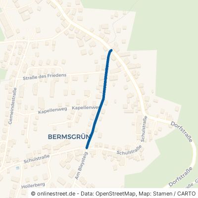 Neue Straße Schwarzenberg (Erzgebirge) Bermsgrün 